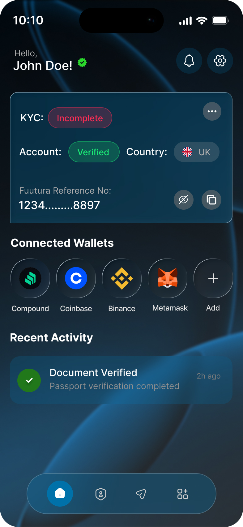 Fuutura KYC app screenshot