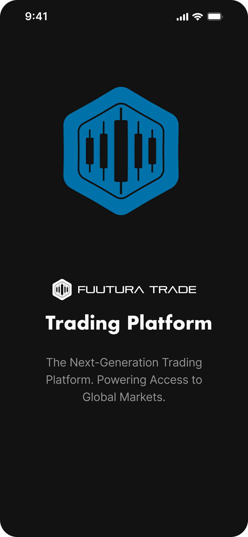 Fuutura Trade splash screen